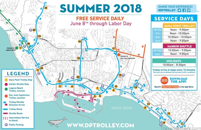 map of dana point travel guide for a tourist 7