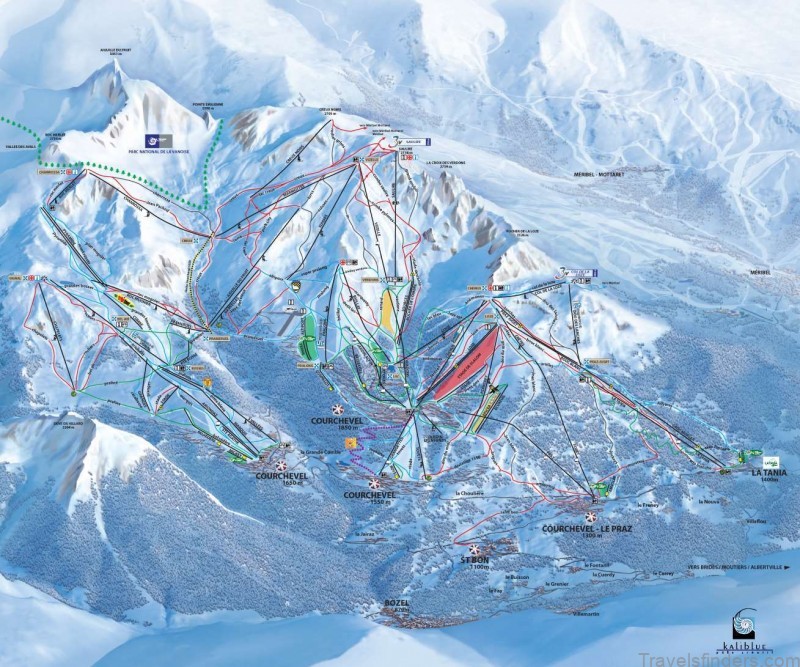 the ultimate guide to map of courchevel 1