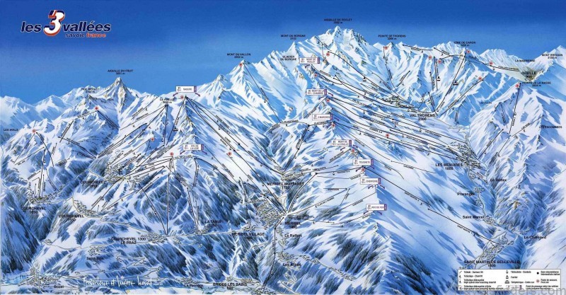 the ultimate guide to map of courchevel