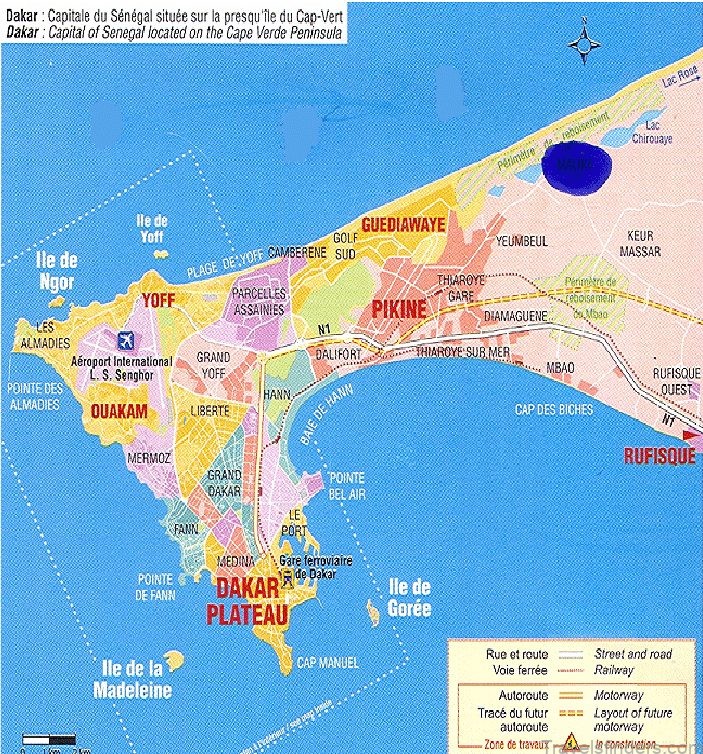 the ultimate guides for tourists map of dakar 8