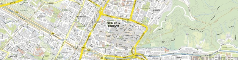 freiburg travel guide for tourist map of freiburg 2
