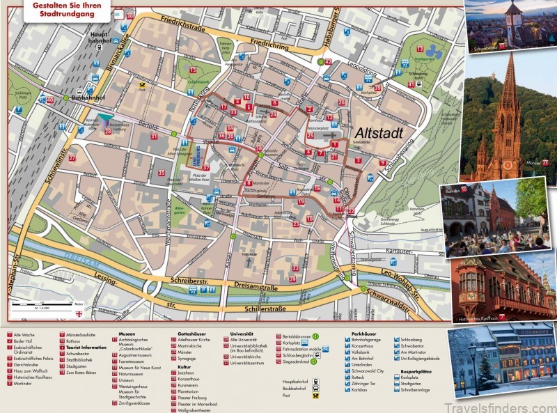 freiburg travel guide for tourist map of freiburg 3