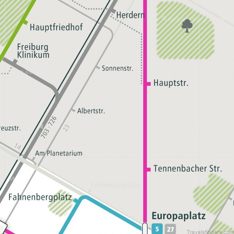 freiburg travel guide for tourist map of freiburg