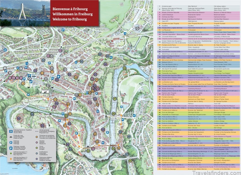 fribourg travel guide for tourist maps of fribourg 7