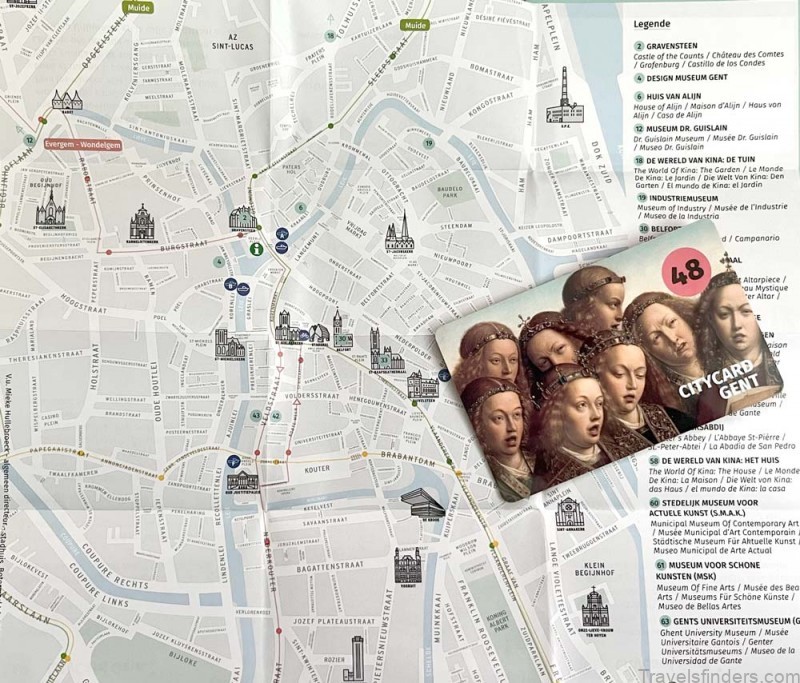 how to take advantage of the map of ghent travel guide 1