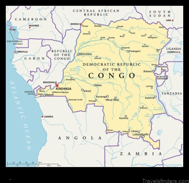 Map of Dr Congo