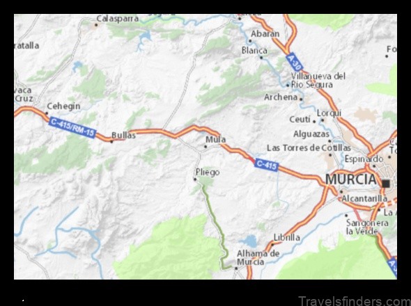 Map of Mula Spain