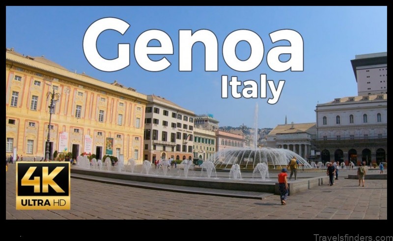 a visual tour of genoa italy