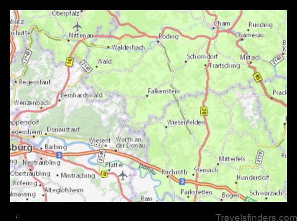 Map of Arrach Germany