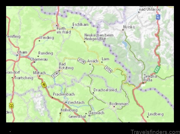 arrach germany a detailed map