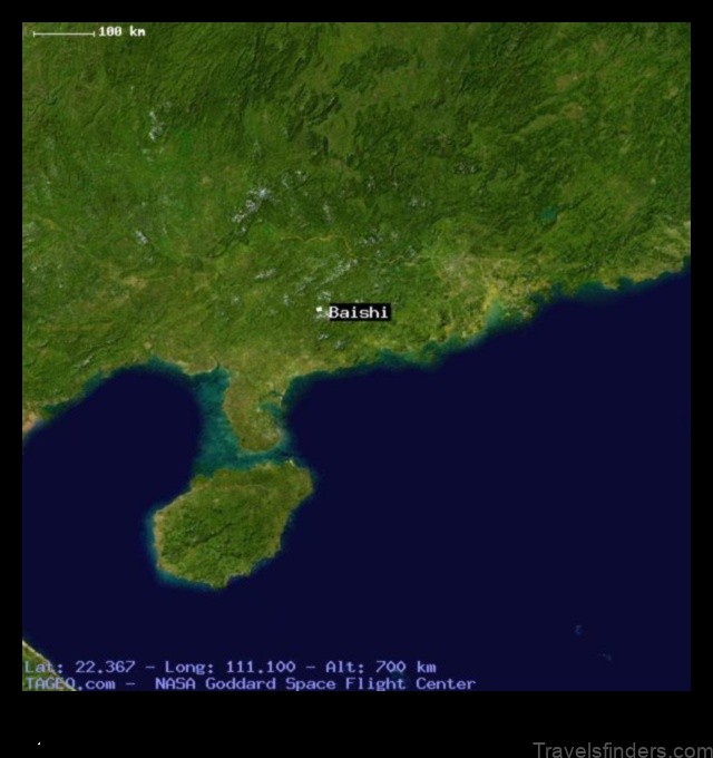 baishi china a map of the city