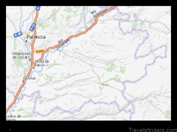 baltanas spain a detailed map
