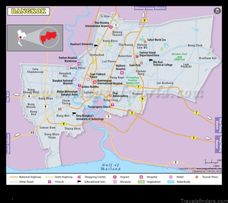 Map of Bang Khae Thailand