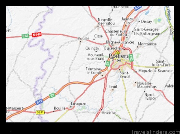 beruges france a detailed map