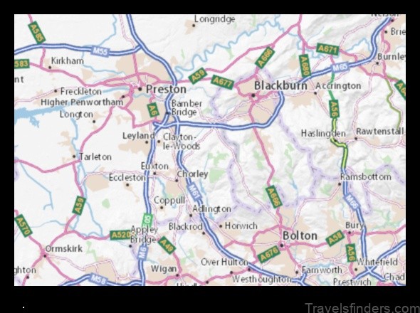 brinscall united kingdom a detailed map