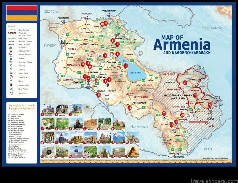 Map of Buzhakan Armenia