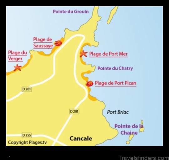 Map of Cancale France