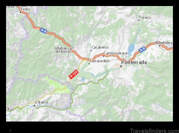 carracedelo spain a detailed map