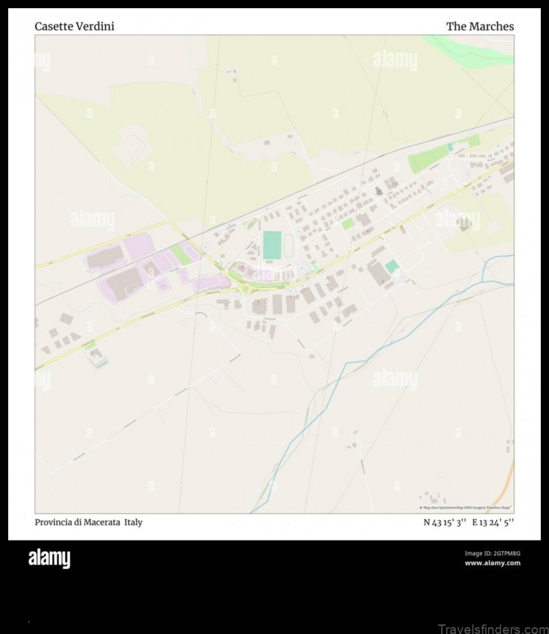 Map of Casette Verdini Italy