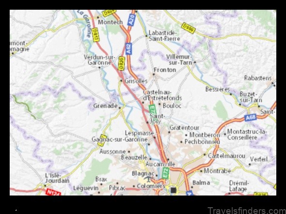 castelnau destretefonds map explore the town