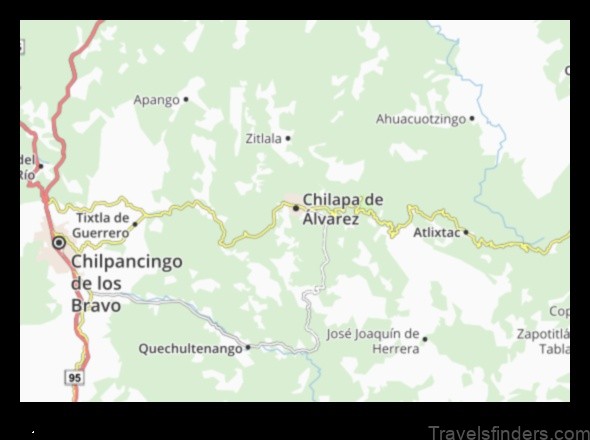 Map of Chilapa Mexico
