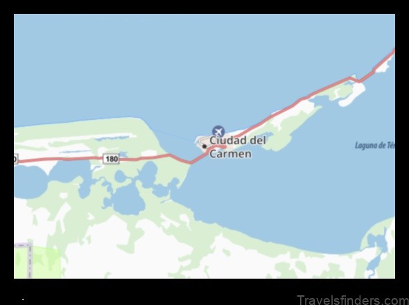 ciudad del carmen mexico a map of the city