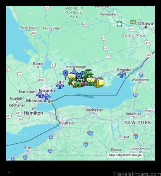 Map of Cobourg Canada