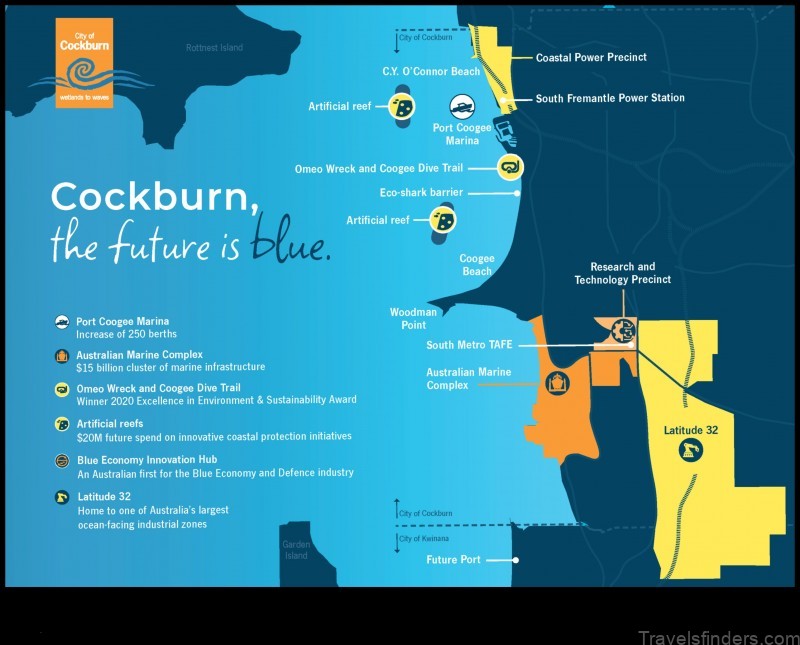 Map of City of Cockburn Australia