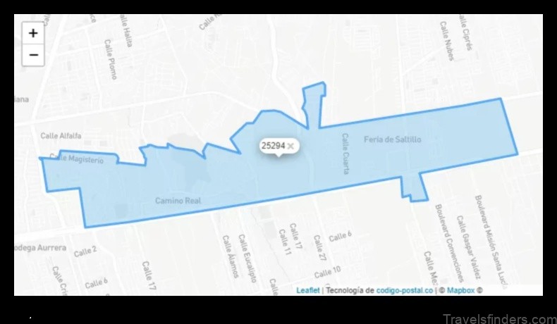 colonia los cerritos mexico a detailed map