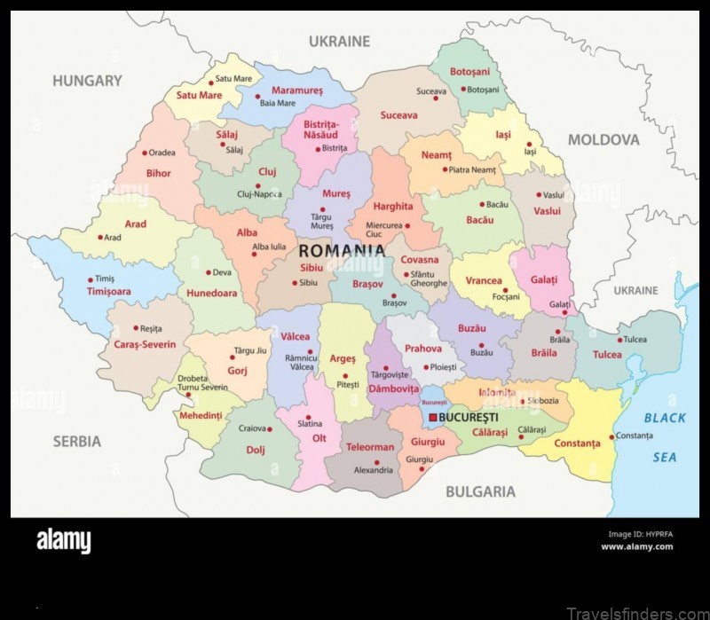 Map of Coroieşti Romania