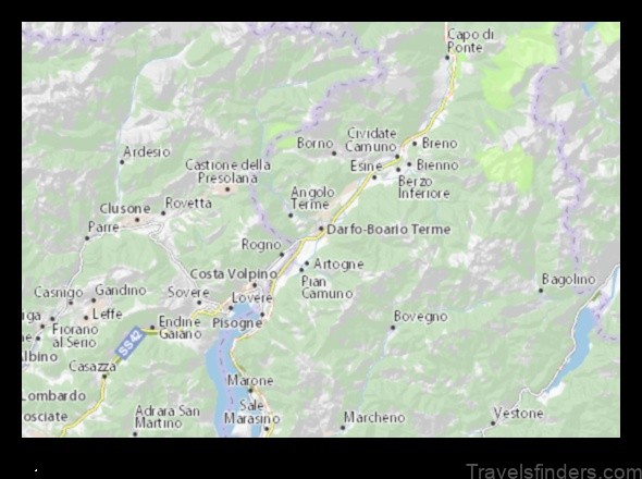 darfo boario terme map a guide to the town
