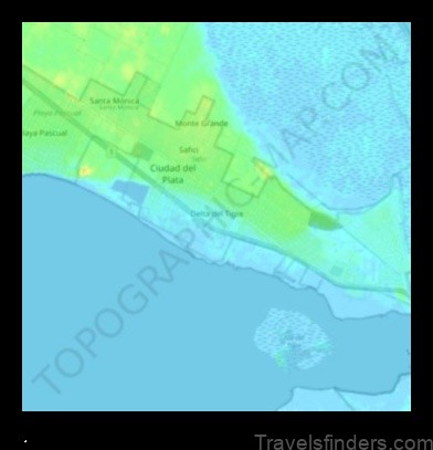 Map of Delta del Tigre Uruguay