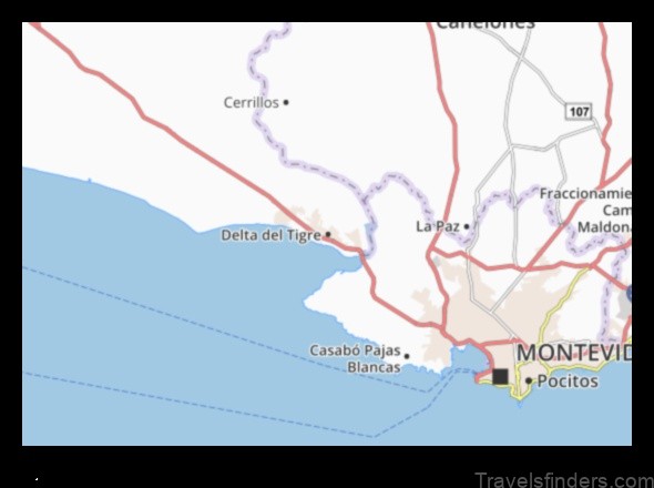 delta del tigre uruguay a map of the natural wonder
