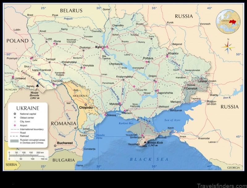 Map of Dobrushino Ukraine