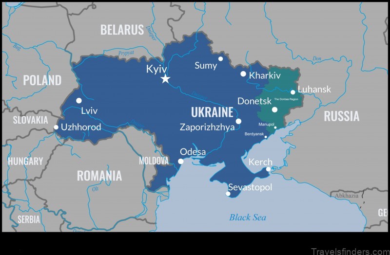 Map of Dobrushino Ukraine