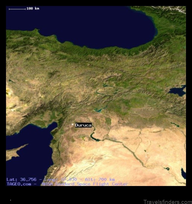 Map of Duruca Turkey