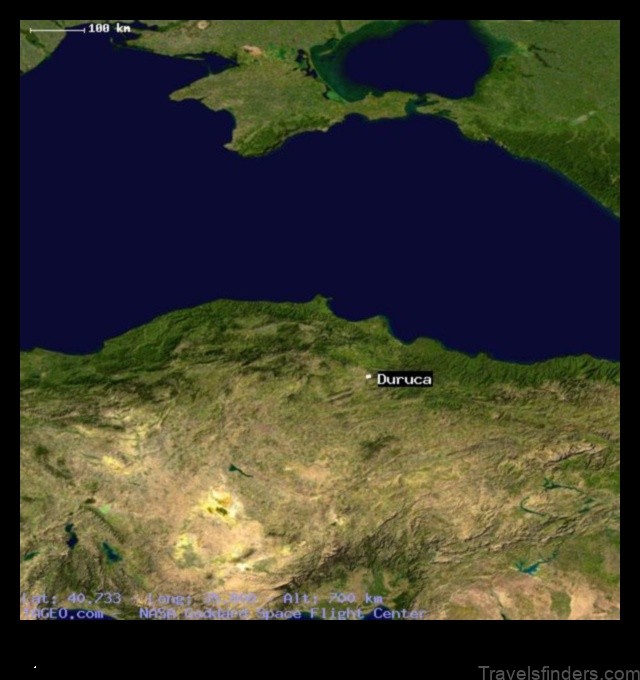 Map of Duruca Turkey