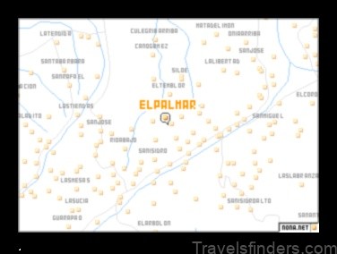 Map of El Palmar Venezuela, Bolivarian Rep. of