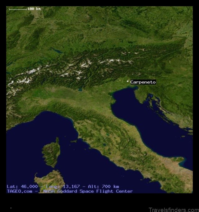 Map of Carpeneto Italy