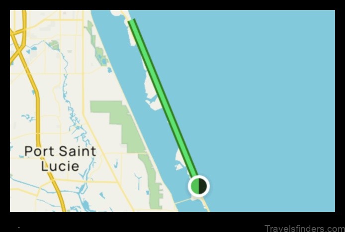 Map of Hutchinson Island South United States