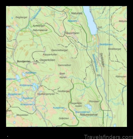 farila sweden a map of the area
