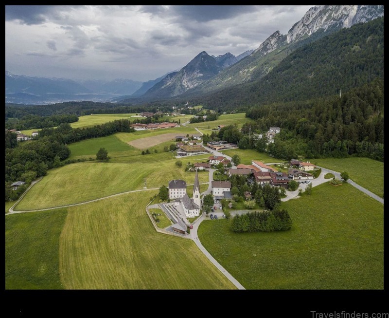 gnadenwald austria a map of the beautiful alpine village