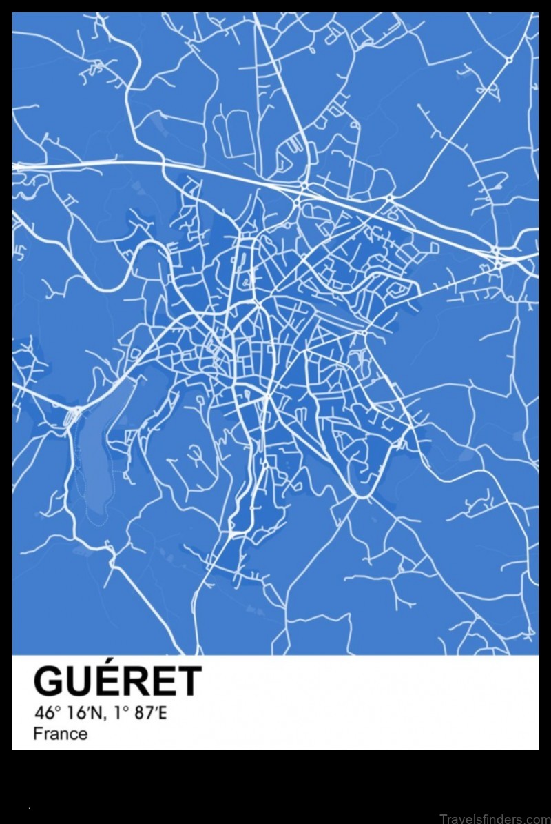 gueret a city map for your exploration