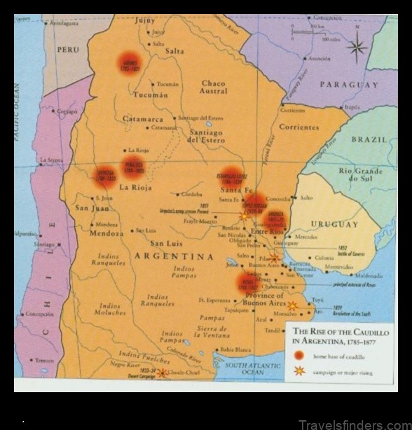 hernandez argentina a map of the town