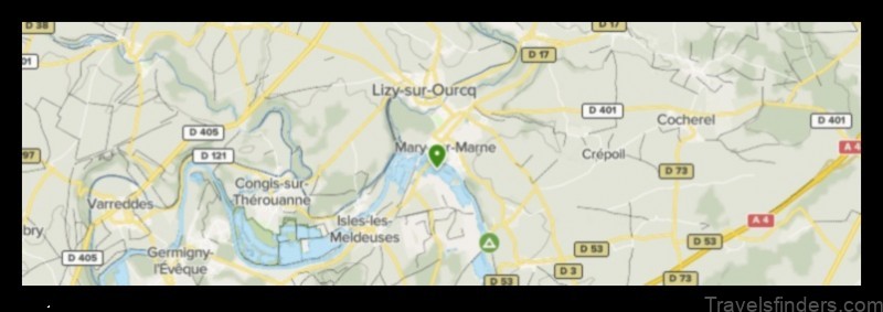 Map of Mary-sur-Marne France