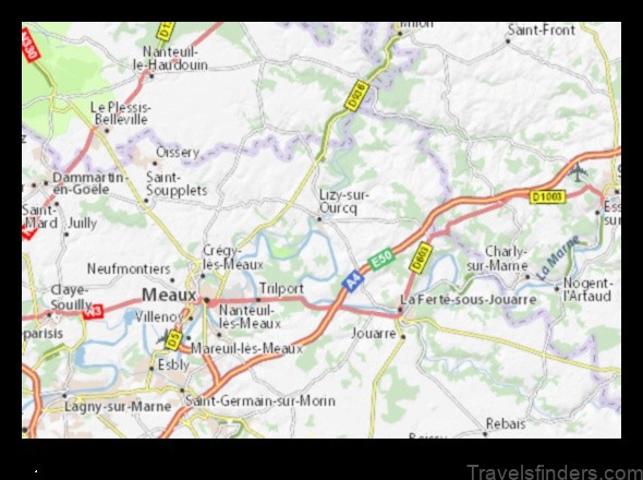 Map of Mary-sur-Marne France