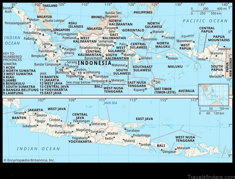 Map of Japah Indonesia