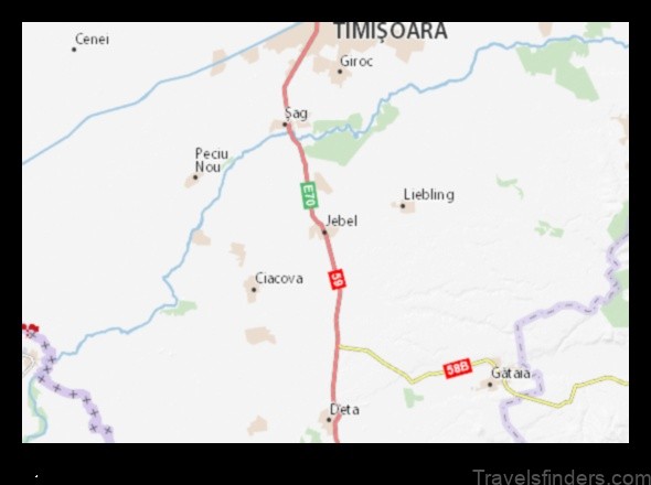 jebel romania a detailed map