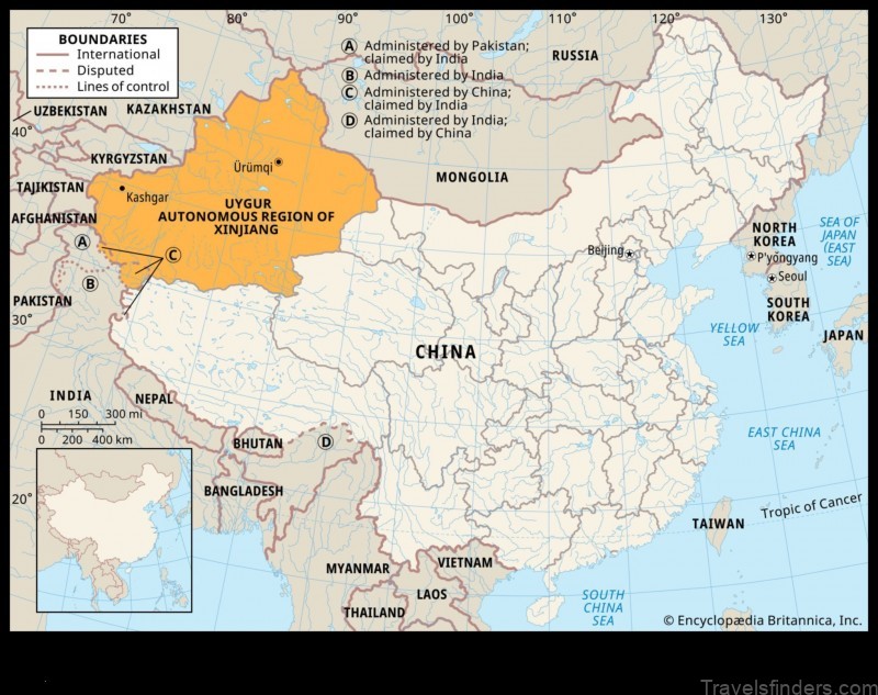 Map of Jinxiang China