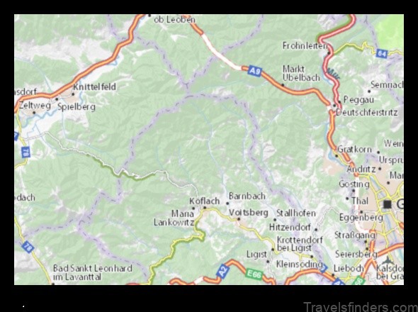 kainach bei voitsberg austria a detailed map